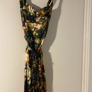 Nu Collective Silk Floral Dress